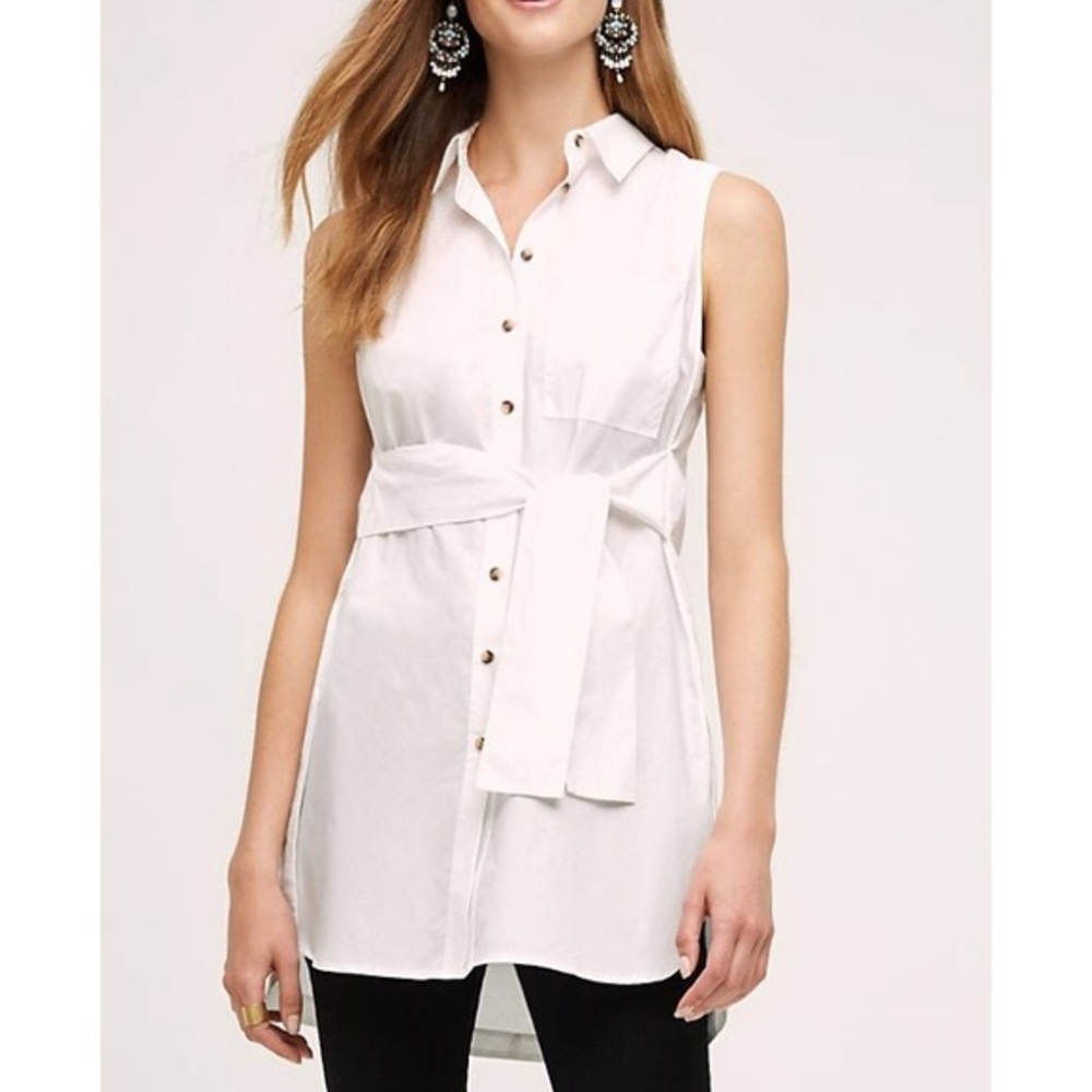Anthropologie Collared Top